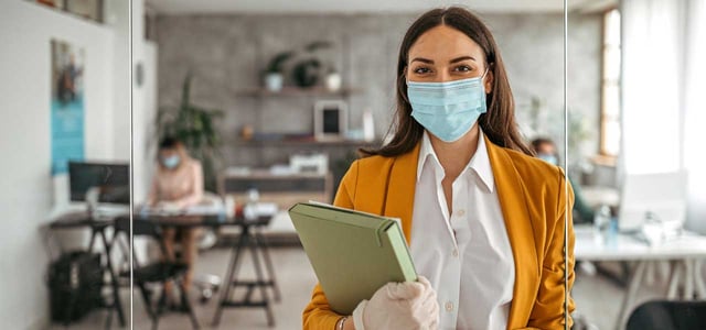 Woman Wearing Face Mask Woman Wearing Face Mask
