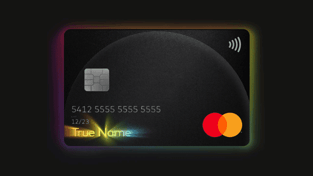 Mastercard True Name Card Graphic