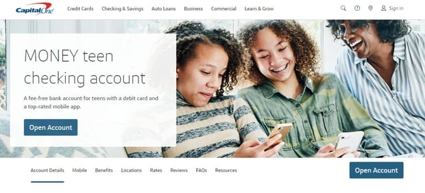 Capital One MONEY Teen Account Capital One MONEY Teen Account