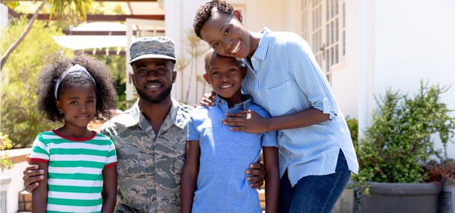 Military Family Photo