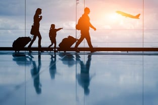 Family at Airport