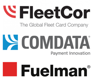 FLEETCOR, Comdata, and Fuelman Logos