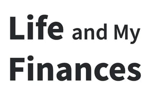 Life and My Finances logo Life and My Finances logo