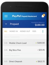 PayPal Prepaid Mastercard App