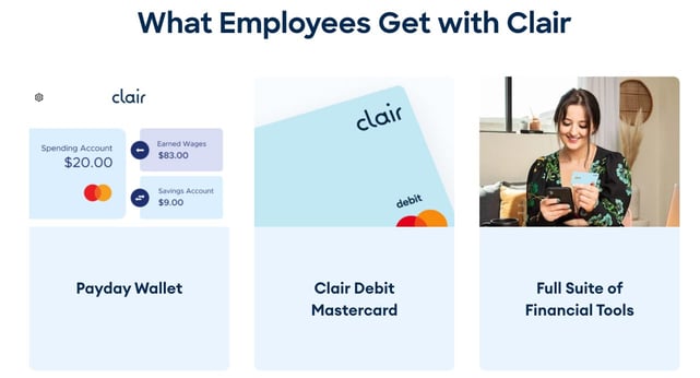 Screenshot from Clair website