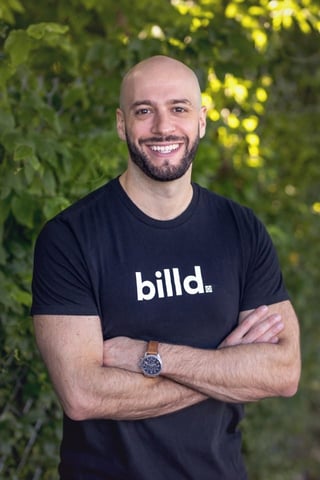 Photo of Jesse Weissburg, Billdâs Co-Founder and CCO. Photo of Jesse Weissburg, Billdâs Co-Founder and CCO.