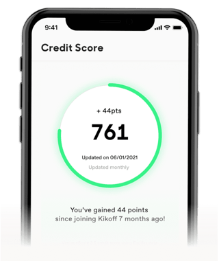 Kikoff mobile app. Kikoff mobile app.