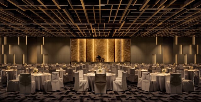 Photo of the Los Angeles Ballroom at the Fairmont Century Plaza.