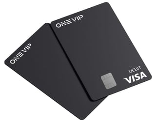 ONE VIP debit Visa card
