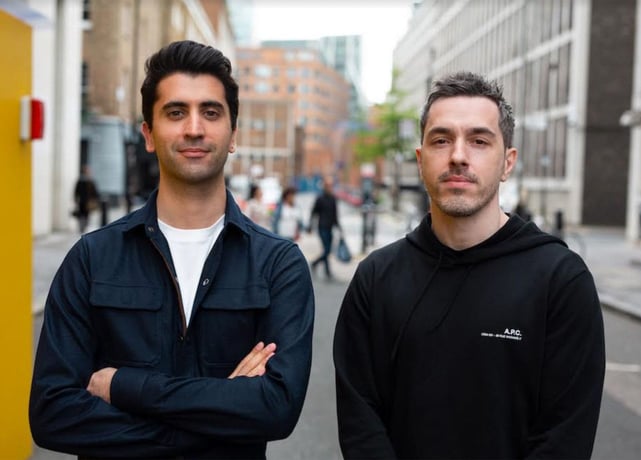 Photo of the founders of Primer, Gabriel Le Roux and Paul Anthony. Photo of the founders of Primer, Gabriel Le Roux and Paul Anthony.