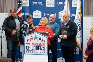Photo of First Responders Childrenâs Foundation award ceremony