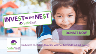 Image showing mission of SafeNest to end domestic violence in Clark County