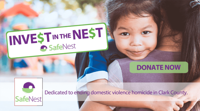 Image showing mission of SafeNest to end domestic violence in Clark County