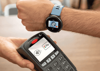 University Fancard featured on smart watch