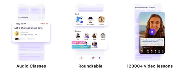 Screenshot from BlaBla Live website