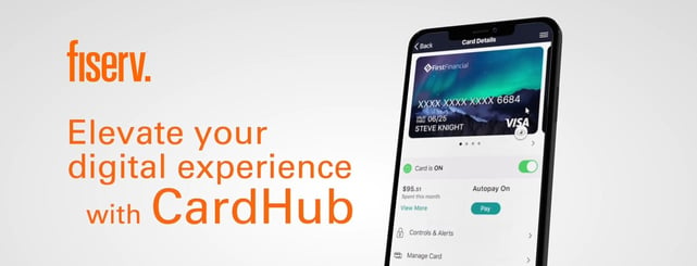 Fiserv and CardHub banner