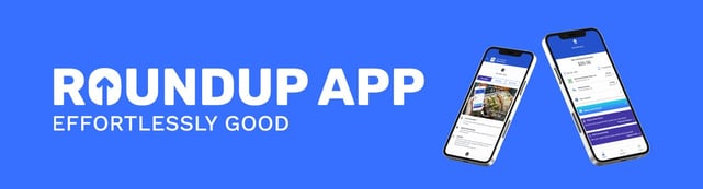 RoundUp App logo and banner RoundUp App logo and banner
