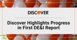 Discover Highlights Progress in First DE&amp;I Report