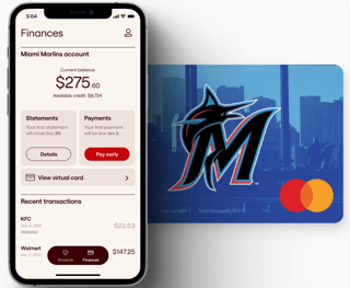 Cardless Marlins card with app
