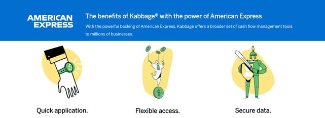Screenshot from Kabbage website
