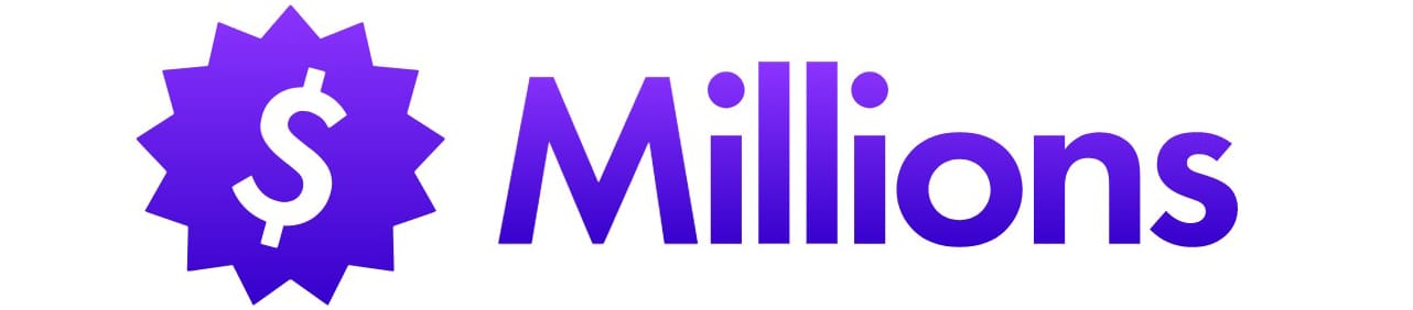 Millions logo banner