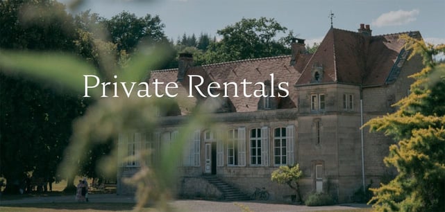 Screenshot of the Private Rentals page on Adams & Butler Screenshot of the Private Rentals page on Adams & Butler