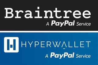 Braintree and Hyperwallet logos Braintree and Hyperwallet logos