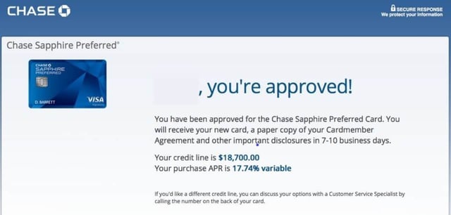 Credit Approval Screen Credit Approval Screen