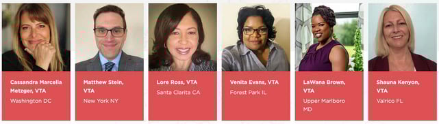Screenshot of recent VTA graduates