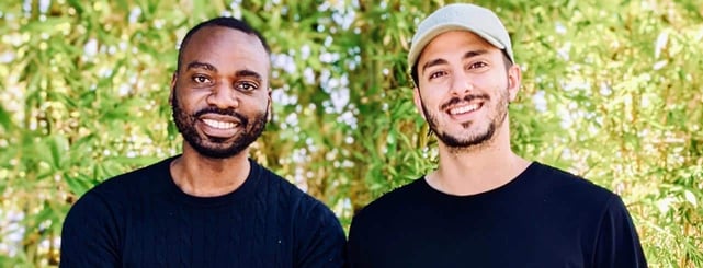 Photo of Kudos founders Tikue Anazodo and Ahmad Ismail