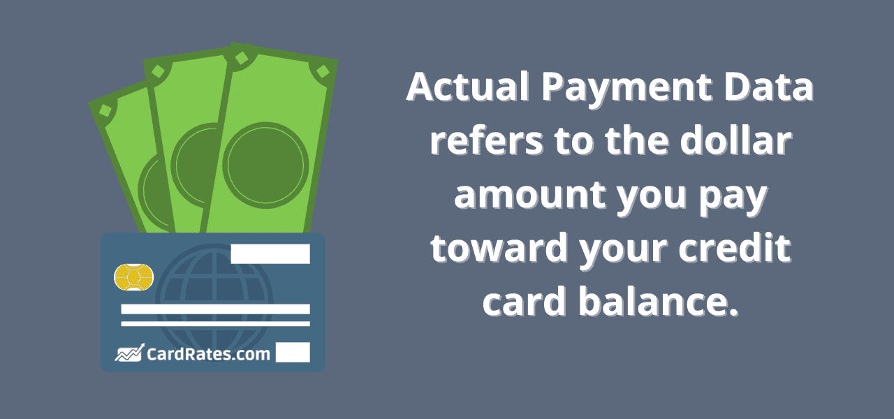 Actual Payment Data graphic