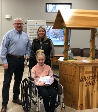 Photo of Wishing Well funding to help support medical needs Photo of Wishing Well funding to help support medical needs