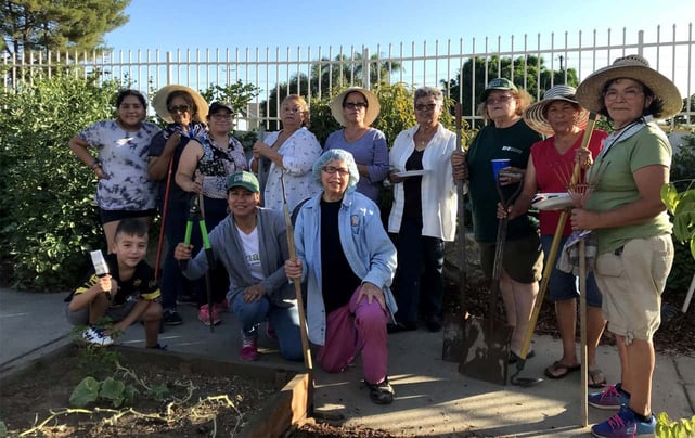 Photo of Neighbors Tending to Jardin Pacoima