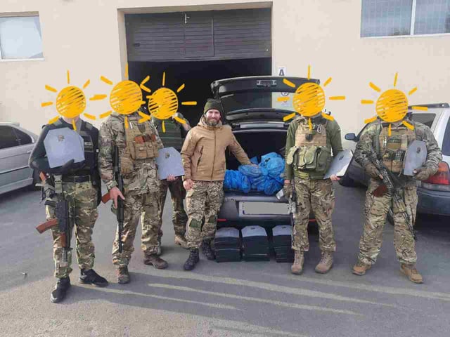 Photo of bulletproof vest delivery Photo of bulletproof vest delivery