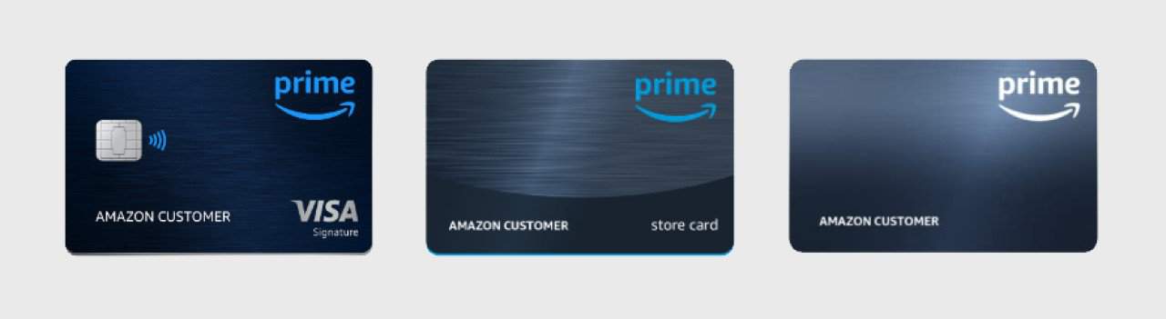Trio of Amazon credit cards