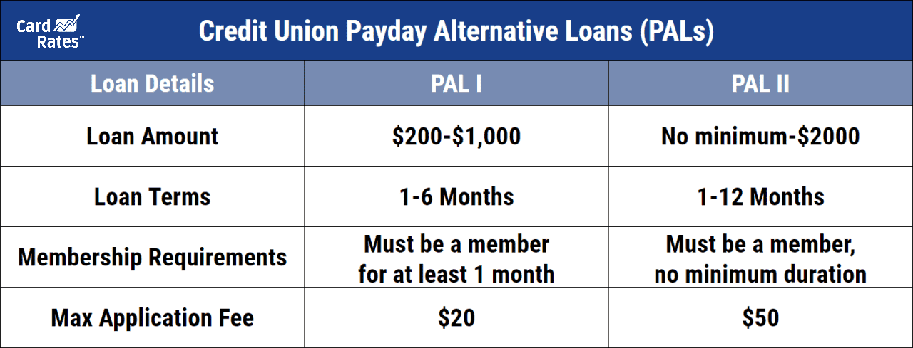 Credit Union Payday Alternative Loans Compared