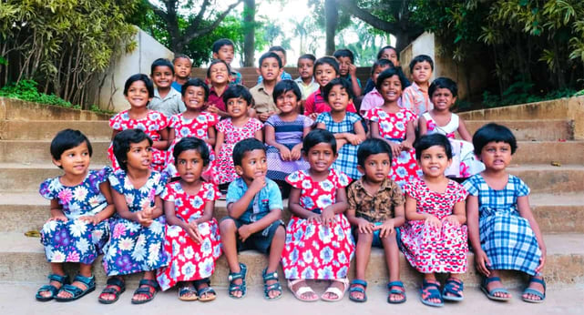 Photo of Children at Shanti Bhavan