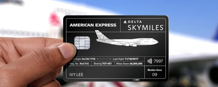 Screenshot from Delta SkyMiles American Express Card website