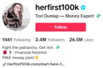 @HerFirst100k profile