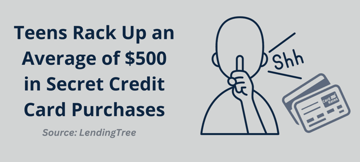 Average Teen Secret Credit Card Spending Statistic Average Teen Secret Credit Card Spending Statistic