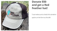 Red Feather donor gift