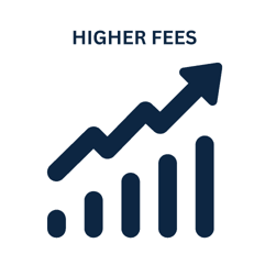 Higher fees