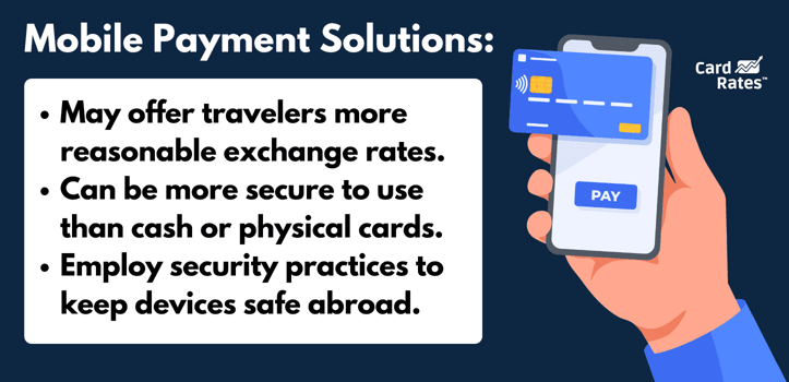 mobile payment solutions graphic