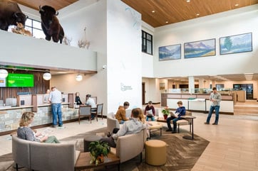 WCU branch interior