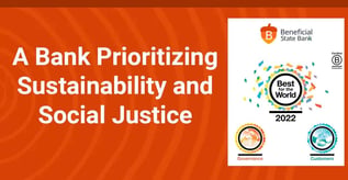 A Bank Prioritizing Sustainability and Social Justice