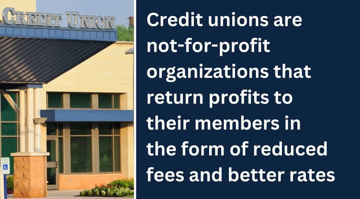 Credit union not for profit graphic