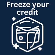 Credit freeze graphic Credit freeze graphic