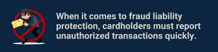 Fraud liability protection infographic Fraud liability protection infographic