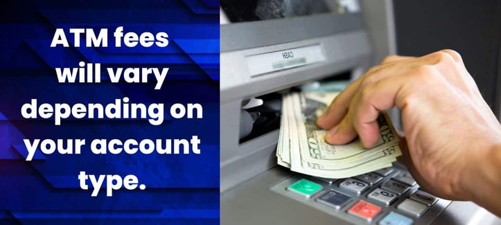 ATM fees will vary ATM fees will vary