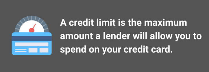 Infographic of credit limit definition Infographic of credit limit definition